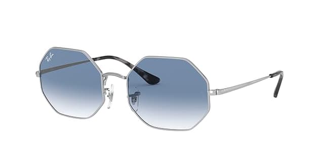 Ray-Ban Unisex Gradient Blue Lens Rectangle Sunglasses - 0RB1972