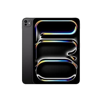 Apple iPad Pro 11″ (M4): Ultra Retina XDR Display, 256GB, 12MP Front Camera / 12MP Back Camera, LiDAR Scanner, Wi-Fi 6E + 5G Cellular with eSIM, All-Day Battery Life, Standard Glass — Space Black